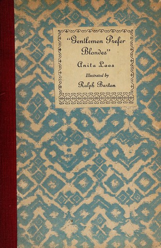 Anita Loos: Gentlemen prefer blondes (EBook, 1926, Boni & Liveright)