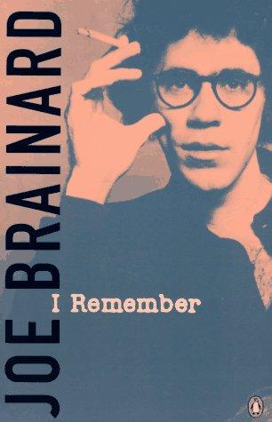 Joe Brainard: I remember (1995, Penguin Books)