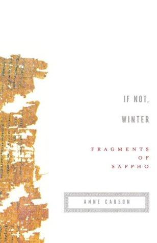 Sappho: If Not, Winter (2003, Vintage)