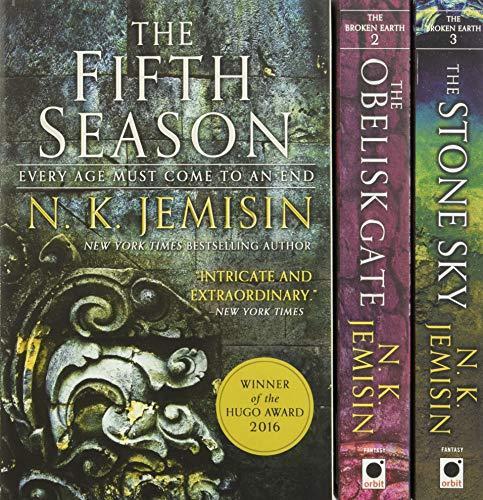 N. K. Jemisin: The Broken Earth Trilogy: The Fifth Season, The Obelisk Gate, The Stone Sky (2018, Orbit)